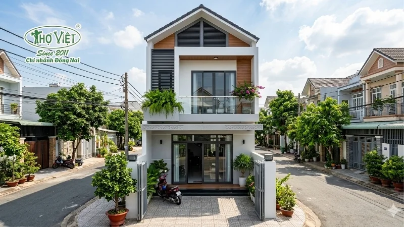 mẫu nhà 1 trệt 1 lầu 5x15 được nhiều người lựa chọn