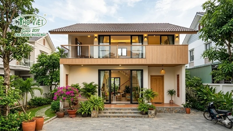 mẫu nhà 1 trệt 1 lửng đẹp cập nhật mới