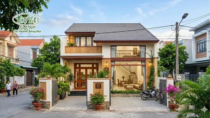 mẫu nhà 1 trệt 1 lửng đẹp cập nhật mới