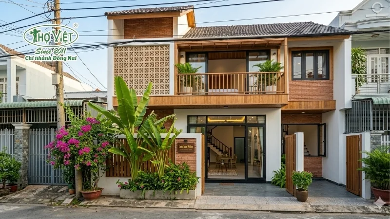 mẫu nhà 1 trệt 1 lửng đẹp cập nhật mới