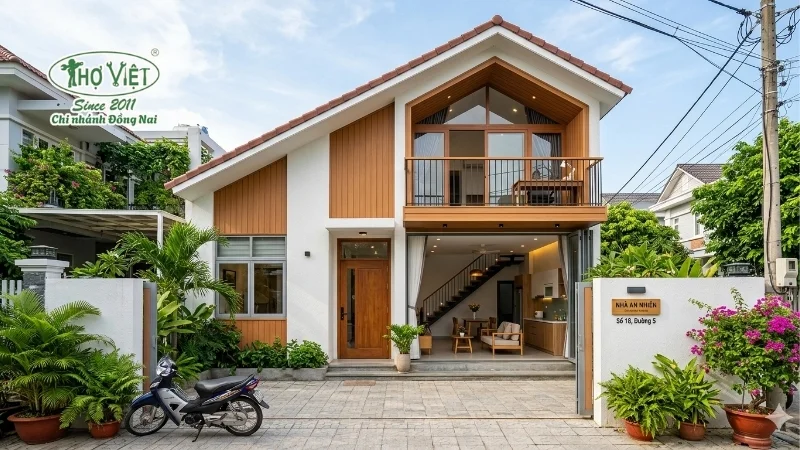 mẫu nhà 1 trệt 1 lửng đẹp cập nhật mới