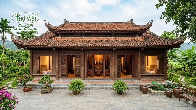 mẫu nhà 5 gian 4 phòng ngủ đẹp ấn tượng