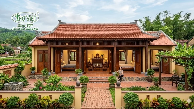 mẫu nhà 5 gian 4 phòng ngủ đẹp ấn tượng