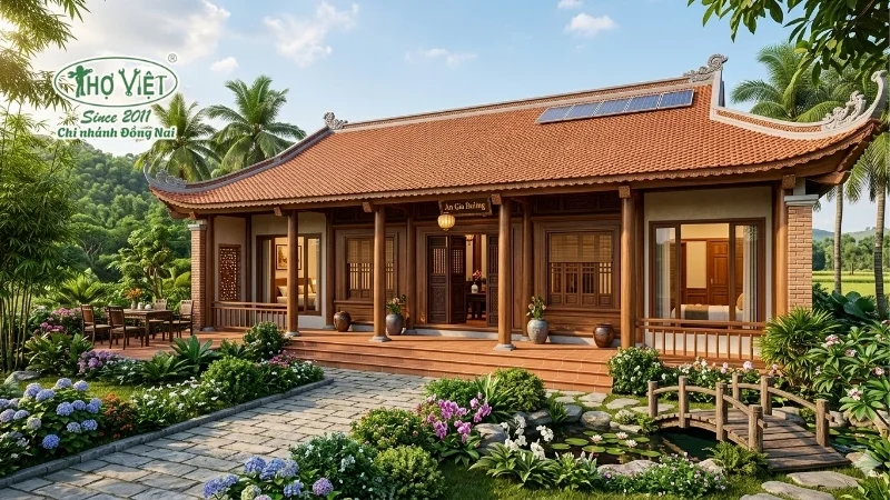 mẫu nhà 5 gian 4 phòng ngủ đẹp ấn tượng