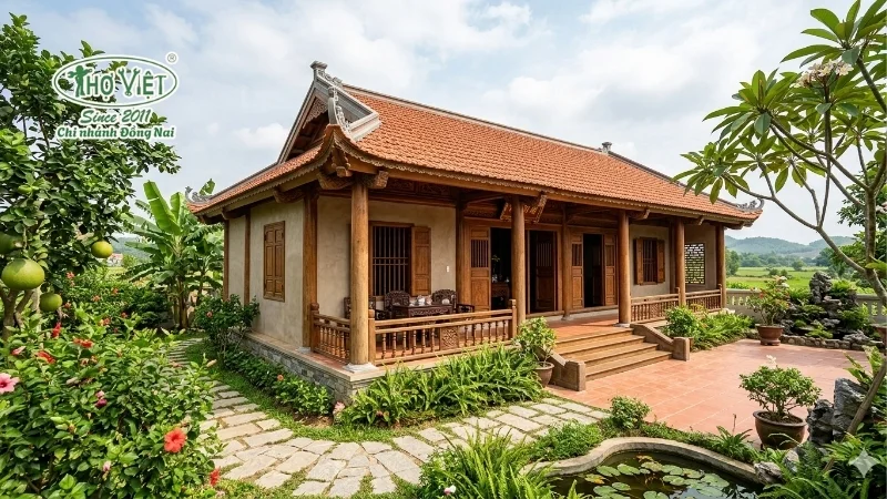 mẫu nhà 5 gian 4 phòng ngủ đẹp ấn tượng
