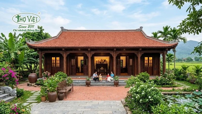mẫu nhà 5 gian 4 phòng ngủ đẹp ấn tượng