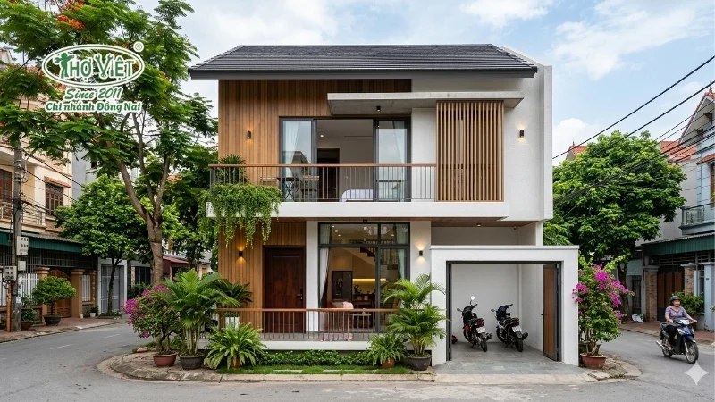 Nhà 60m2 phong cách hiện đại