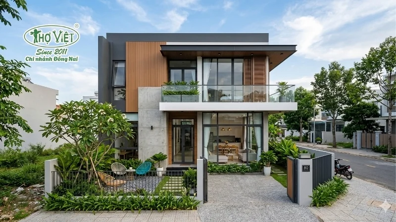mẫu nhà 80m2 sang trọng và tinh tế
