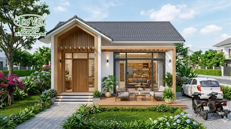 mẫu nhà 80m2 sang trọng và tinh tế
