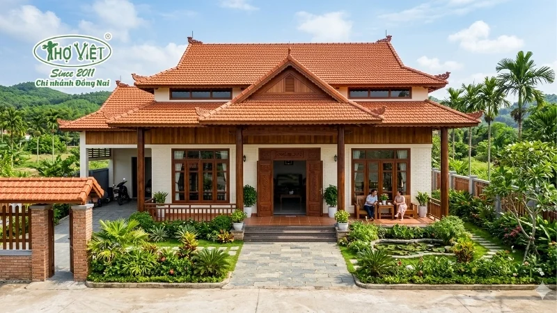 mẫu nhà cấp 4 ngang 10m đẹp hiện đại và tiện nghi