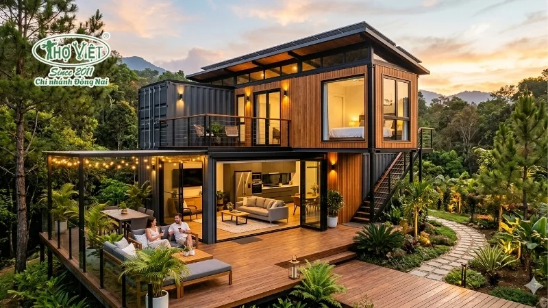 mẫu nhà container đẹp thông dụng