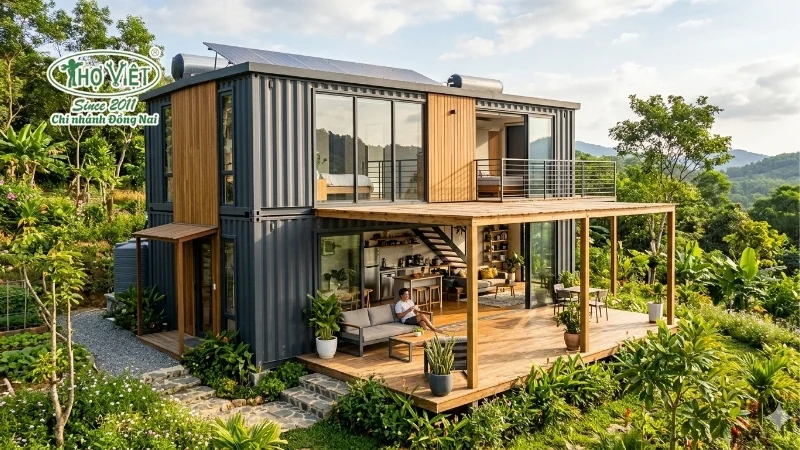 mẫu nhà container đẹp thông dụng