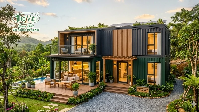 mẫu nhà container đẹp thông dụng