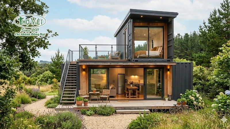 mẫu nhà container đẹp thông dụng