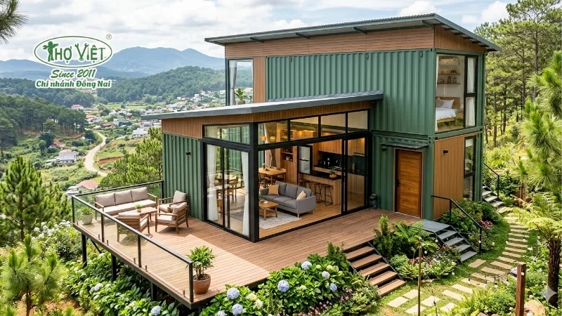 mẫu nhà container đẹp thông dụng