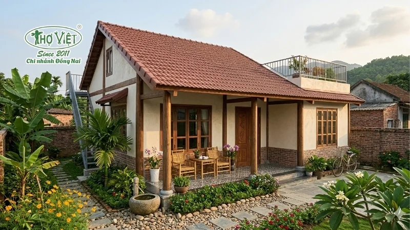 50+ mẫu nhà mái tôn đơn giản tiện nghi, xu hướng 5 Nhà mái tôn giả ngói