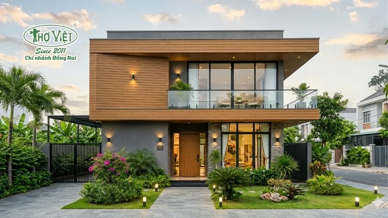 50+ các mẫu nhà ốp nhựa đẹp tinh tế 3 Nhà ốp nhựa mặt tiền