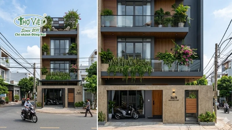 mẫu nhà phố 4 tầng được ưa chuộng