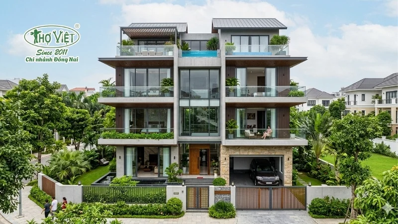 mẫu nhà phố 4 tầng được ưa chuộng