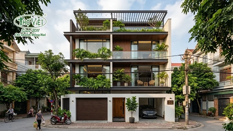 mẫu nhà phố 4 tầng được ưa chuộng
