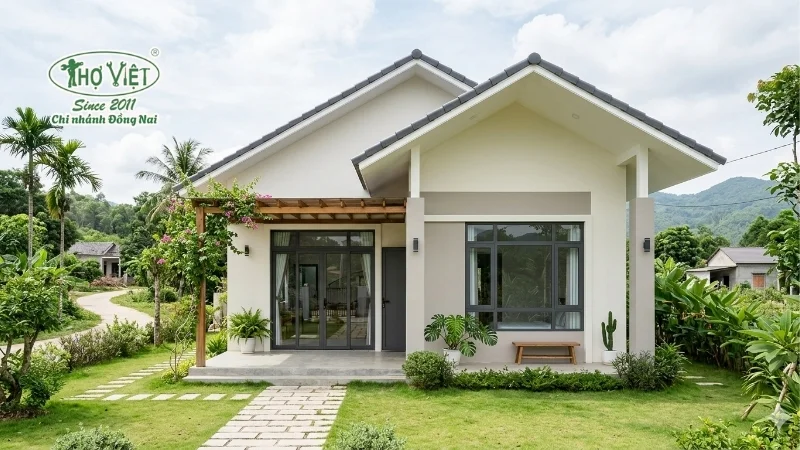 50+ mẫu sơn nhà cấp 4 đẹp tinh tế và hài hòa 4 Phong cách hiện đại