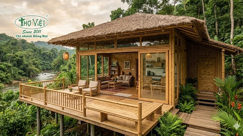 50+ mẫu nhà tre đẹp gần gũi thiên nhiên 5 Phong cách nhà tre nghỉ dưỡng (resort, homestay)