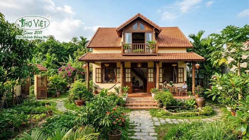 101+ mẫu nhà vườn cấp 4 đẹp tiện nghi 6 mẫu nhà vườn cấp 4 được ưa chuộng
