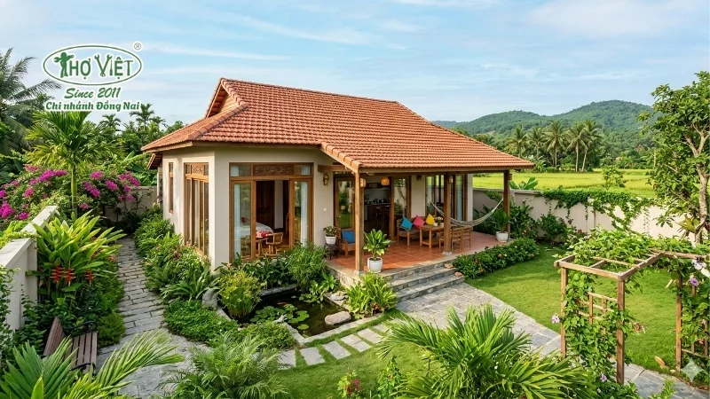 101+ mẫu nhà vườn cấp 4 đẹp tiện nghi 10 mẫu nhà vườn cấp 4 được ưa chuộng