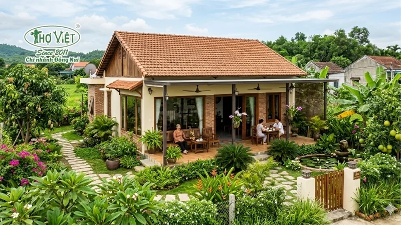 101+ mẫu nhà vườn cấp 4 đẹp tiện nghi 11 mẫu nhà vườn cấp 4 được ưa chuộng