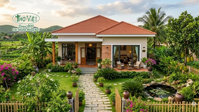 101+ mẫu nhà vườn cấp 4 đẹp tiện nghi 12 mẫu nhà vườn cấp 4 được ưa chuộng