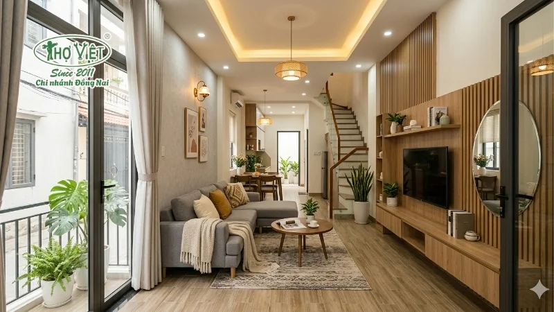 50+ mẫu phòng khách nhà ống đẹp 4m thoáng mát 2 Phòng khách nhà ống 4m có gì đặc thù?