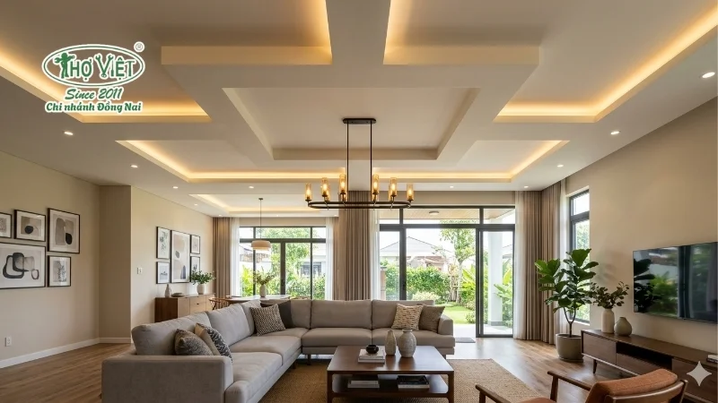 50+ mẫu sơn trần nhà đẹp và ấn tượng 4 sơn trần nhà phong cách hiện đại