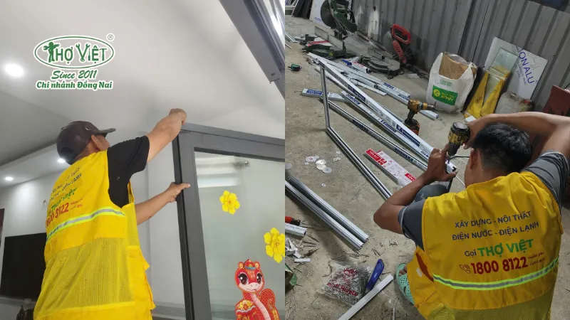 Lý do, nên chọn Thợ Đồng Nai sửa cửa nhôm kính?