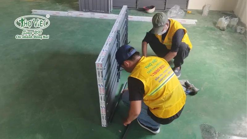 Quy trình sửa cửa nhôm kính - Thợ Đồng Nai