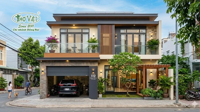 Thiết kế có gara ô tô