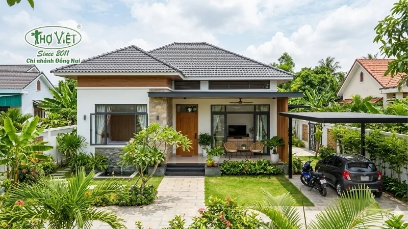 Ưu điểm của mẫu nhà 1 tầng 4 phòng ngủ 100m2