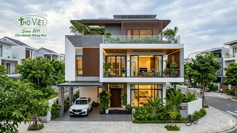 Ưu điểm của mẫu nhà 1 trệt 2 lầu hiện đại
