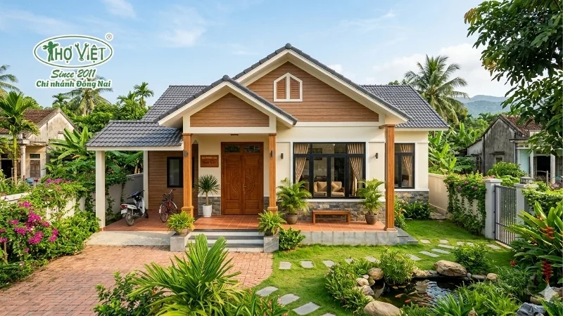 Ưu điểm khi xây nhà cấp 4 2 phòng ngủ