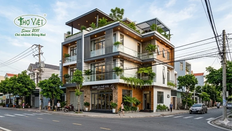Ưu điểm của nhà lô góc 2 mặt tiền 3 tầng