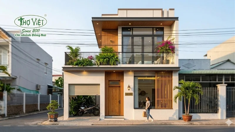 50+ mẫu nhà mái bằng 2 tầng đẹp tinh tế 3 Ưu điểm của mẫu nhà mái bằng 2 tầng