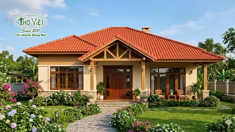 50+ mẫu nhà mái ngói 1 tầng đẹp tinh tế 3 Ưu điểm của nhà mái ngói 1 tầng