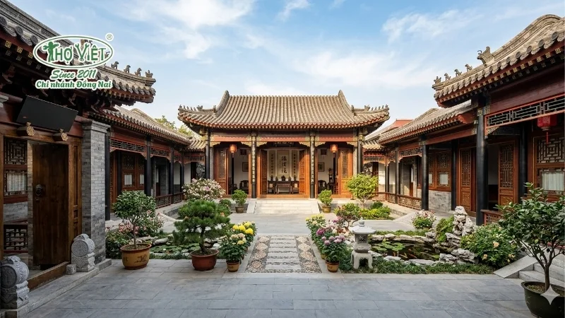 50+ mẫu nhà tứ hợp viện ấn tượng xu hướng 4 Ưu điểm của nhà tứ hợp viện