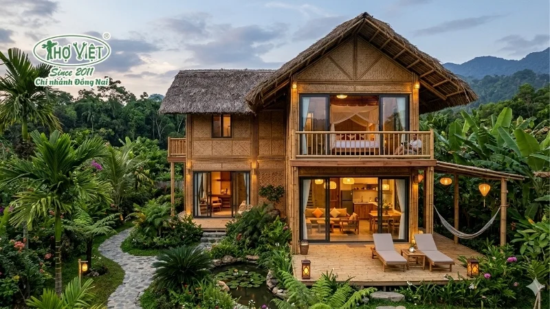 50+ mẫu nhà tre đẹp gần gũi thiên nhiên 2 Vì sao nhà tre được ưa chuộng?