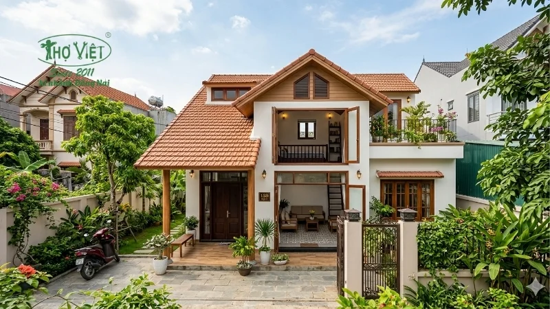Ý tưởng chọn mẫu nhà cấp 4 gác lửng