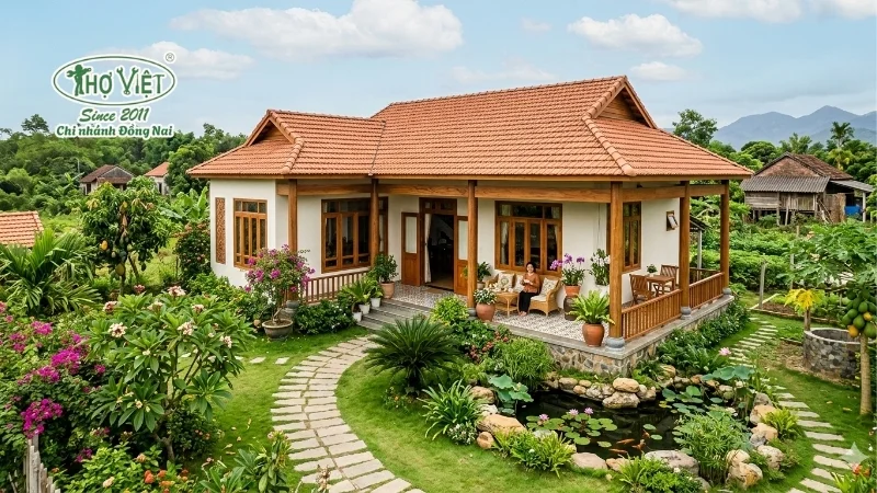 101+ mẫu nhà vườn cấp 4 đẹp tiện nghi 1 Yếu tố tạo nên nhà vườn cấp 4 đẹp, đúng công năng