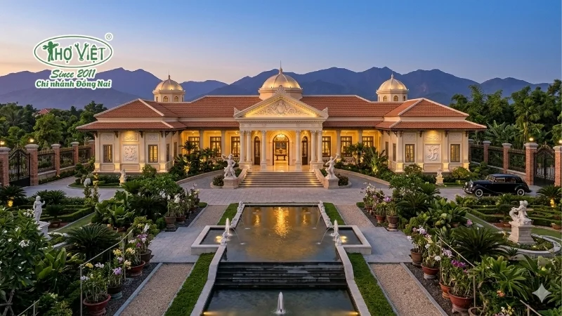 Biệt thự luxury phong cách tân cổ điển
