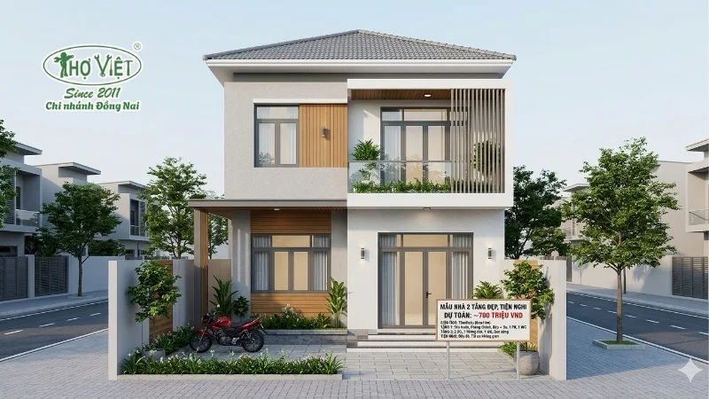Các yếu tố ảnh hưởng đến chi phí xây nhà 2 tầng 700 triệu