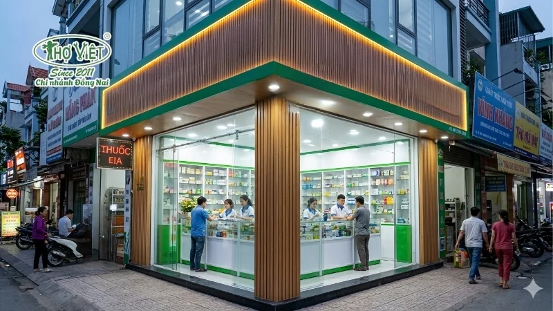 50+ mẫu nhà thuốc đẹp, chuyên nghiệp 2 Đặc điểm của mẫu nhà thuốc đẹp