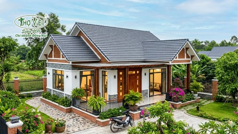 50+ mẫu nhà cấp 4 1 tầng đẹp và được săn đón 5 Kinh nghiệm xây nhà cấp 4 1 tầng tiết kiệm chi phí