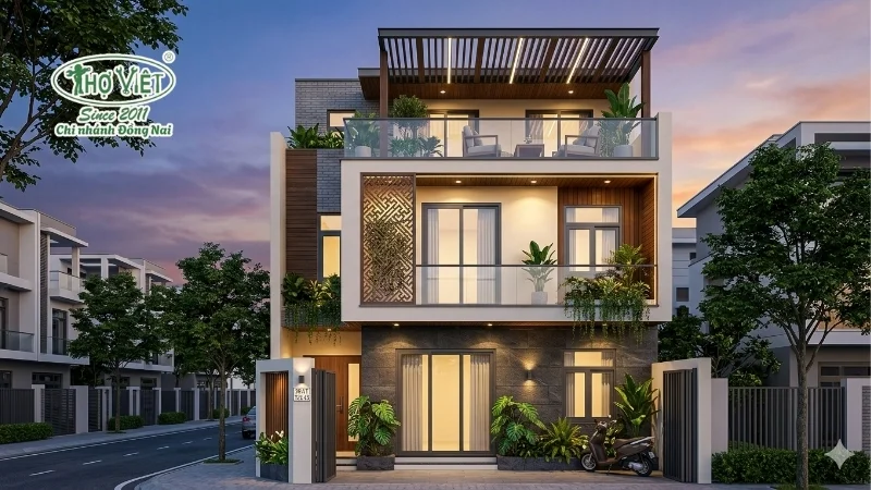 Lưu ý khi thiết kế nhà 4x15m 1 trệt 2 lầu